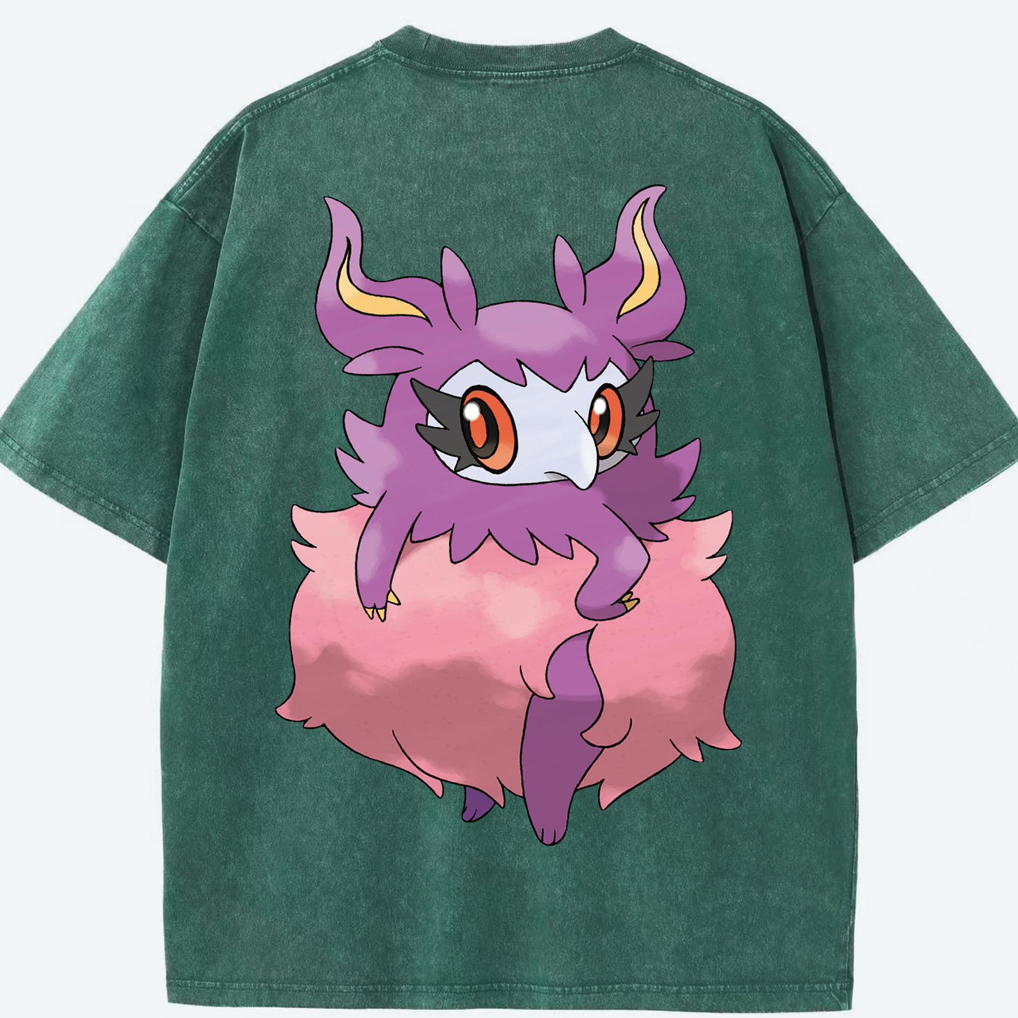 （画像用） ポケットモンスター Pokémon 綿100% ヴィンテージ風 半袖Tシャツ（背面プリント）